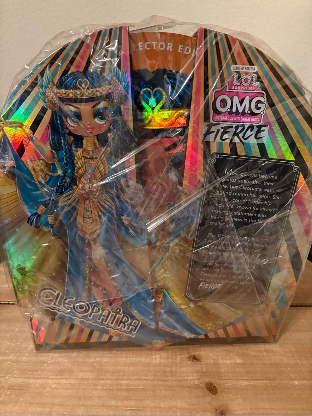 L.O.L. Surprise! Fierce Cleopatra Doll - Blue & Gold